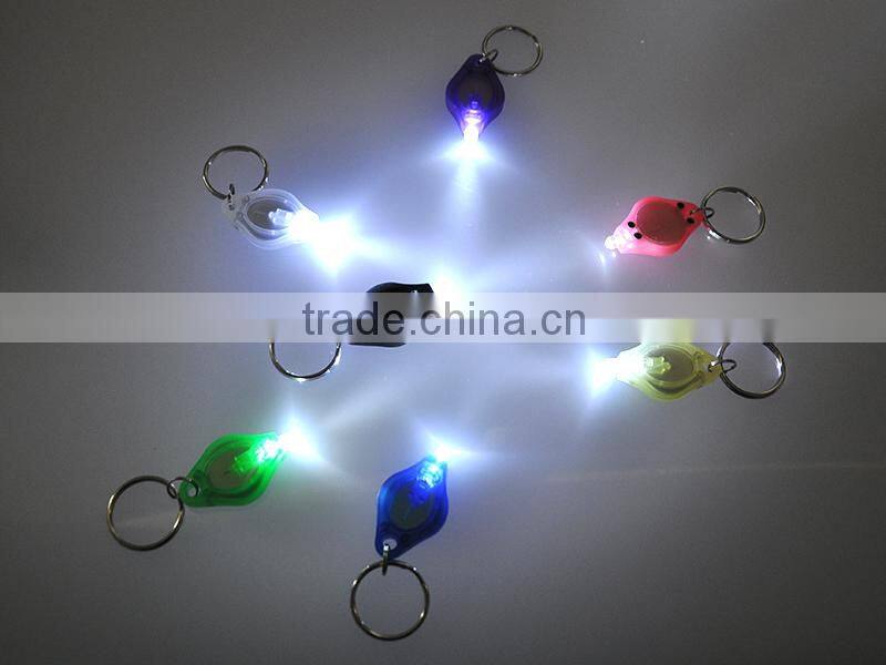 OEM 40000mcd White Light Promotional Led Key Chain Manufacturer China