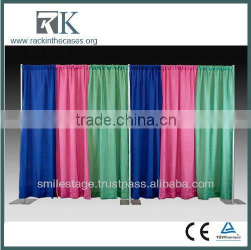 Allstar Elegant Telescopic beautiful pipe drape system wedding curtain backdrops