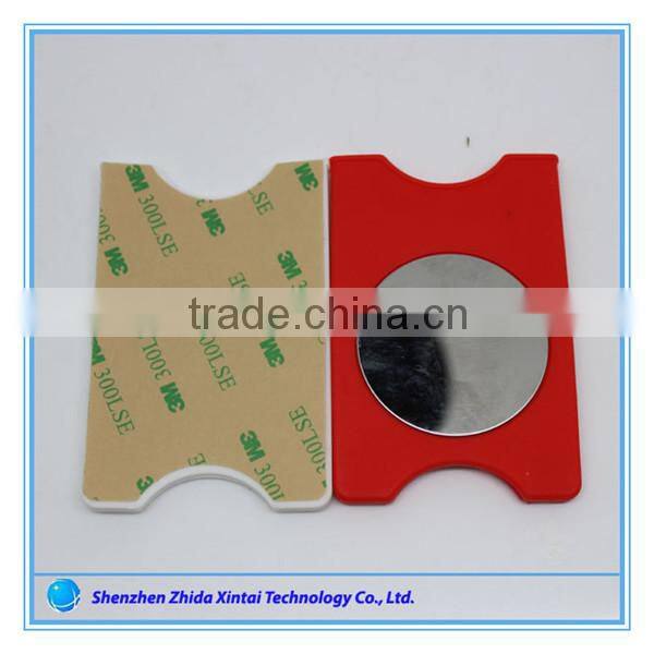 new products for 2015 silicone mirror cell phone credit card holder