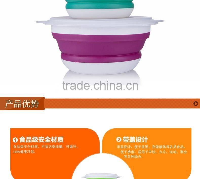 Microwave Safe For Office New Layer Silicone Lunch Box