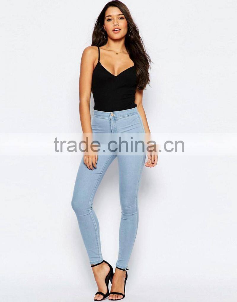 Alibaba hot new women clothes designs spaghetti strap women tight bodysuit
