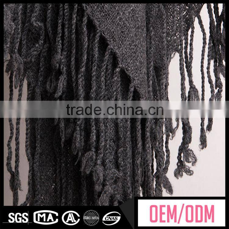 New design beaded shawl, shawl wrapping, grey cashmere shawl