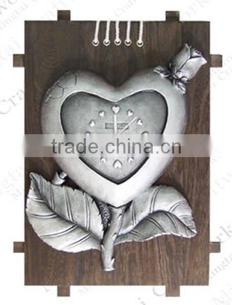 Marked with "LOVE" image clock