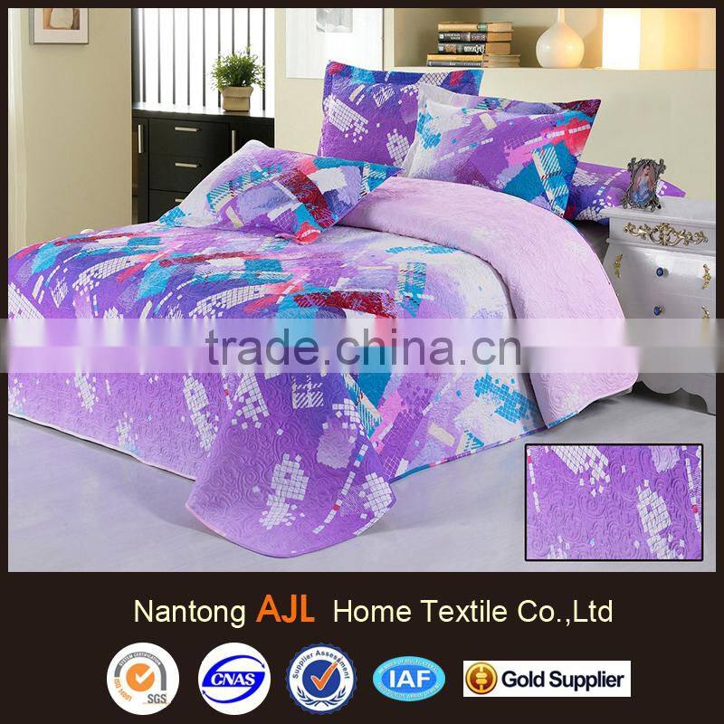 2015 100%cotton coverlet bedspread
