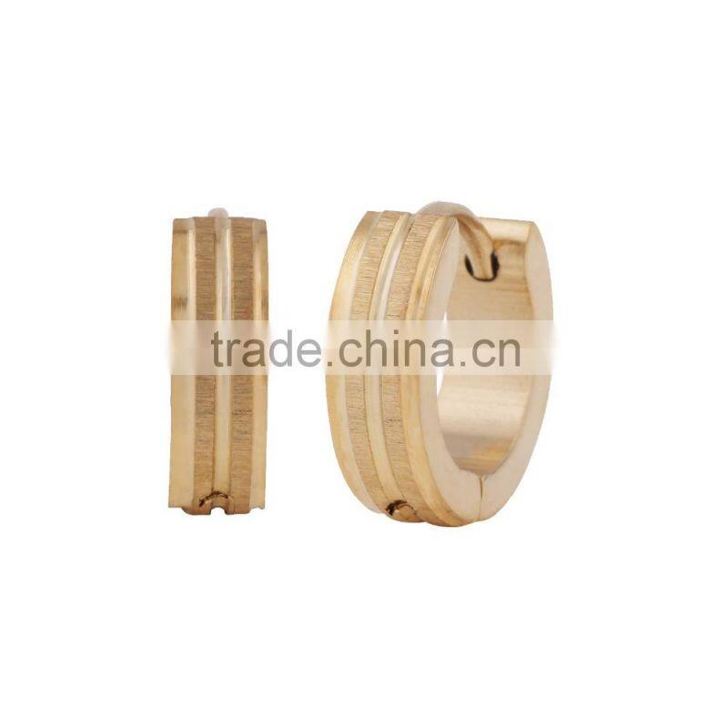 Fashion Crystal Huggie Hoop Stud Earring diamond gold earring