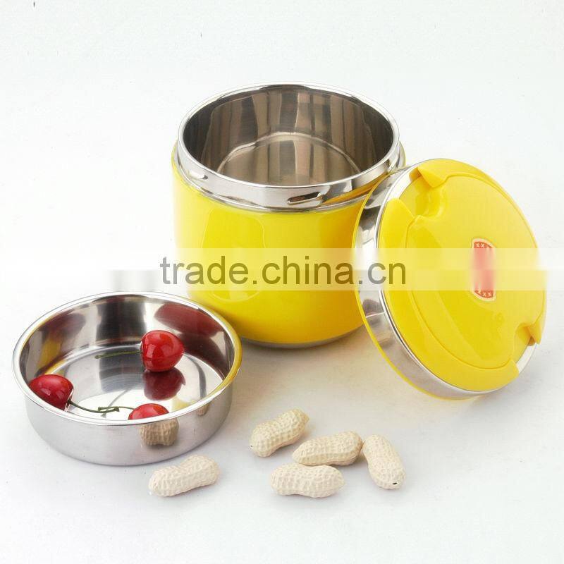 2.2L Stainless Steel Dinnerware Colourful Tiffin carrier