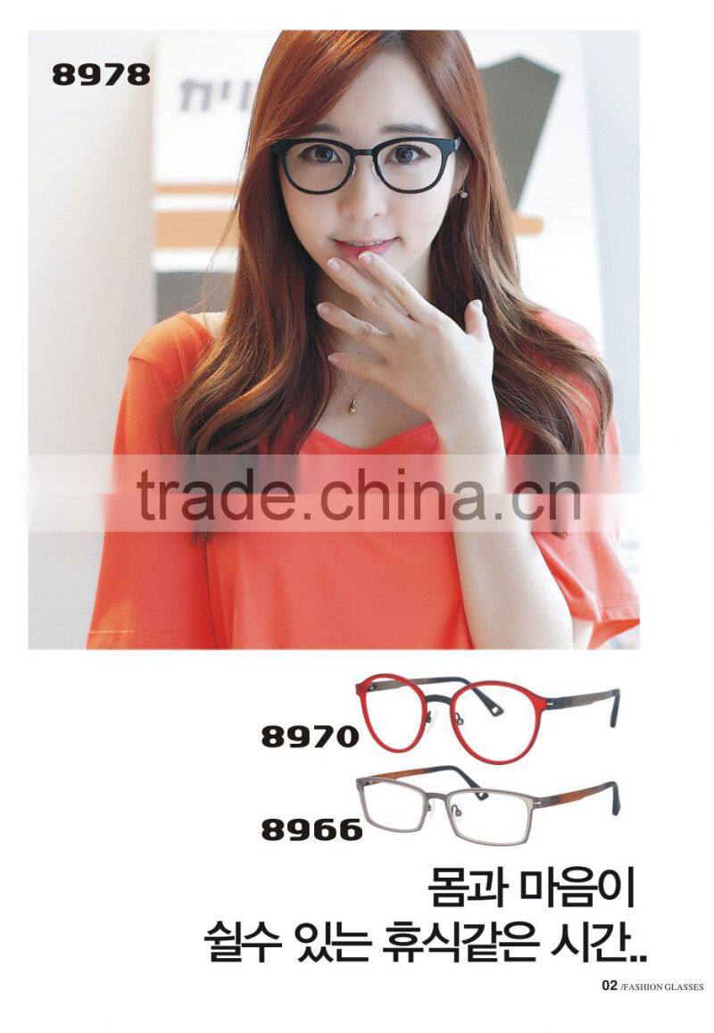 2015 Newest custom fashion TR90 optical frames reading glasses