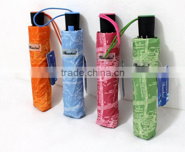 Best price auto plastic umbrellas 3 fold