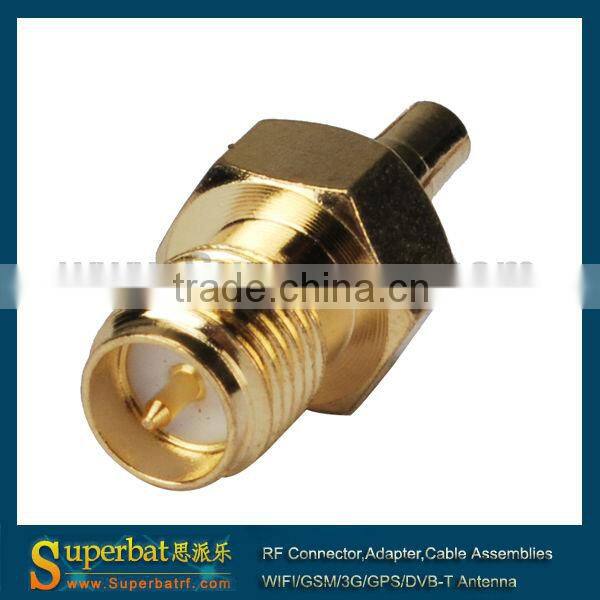 RP-SMA Jack to CRC9 Plug connector adapter