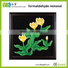 Most Popular hand carved wood frame ,photo frame 3d Pictures Of Beautiful Flowers Wall Painting modern art paintings decoration