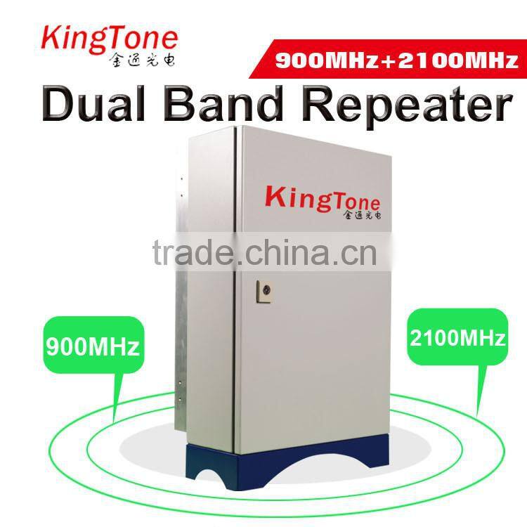 KINGTONE Remote Control Signal Repeaters 900 2100 mhz GSM Repeater 3G