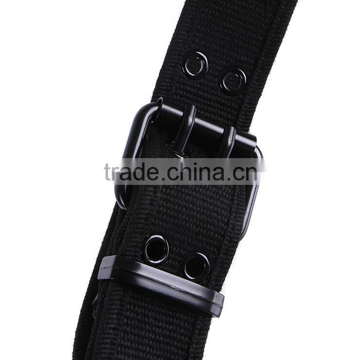 2015 fashion design more buttonhole canvas belt