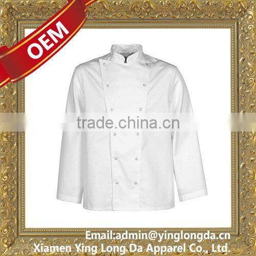 Top level unique restaurant chef jacket with buttons