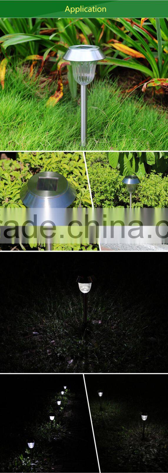 Stainless Steel Insert Type Garden Light LED Solar Lawn Lamp