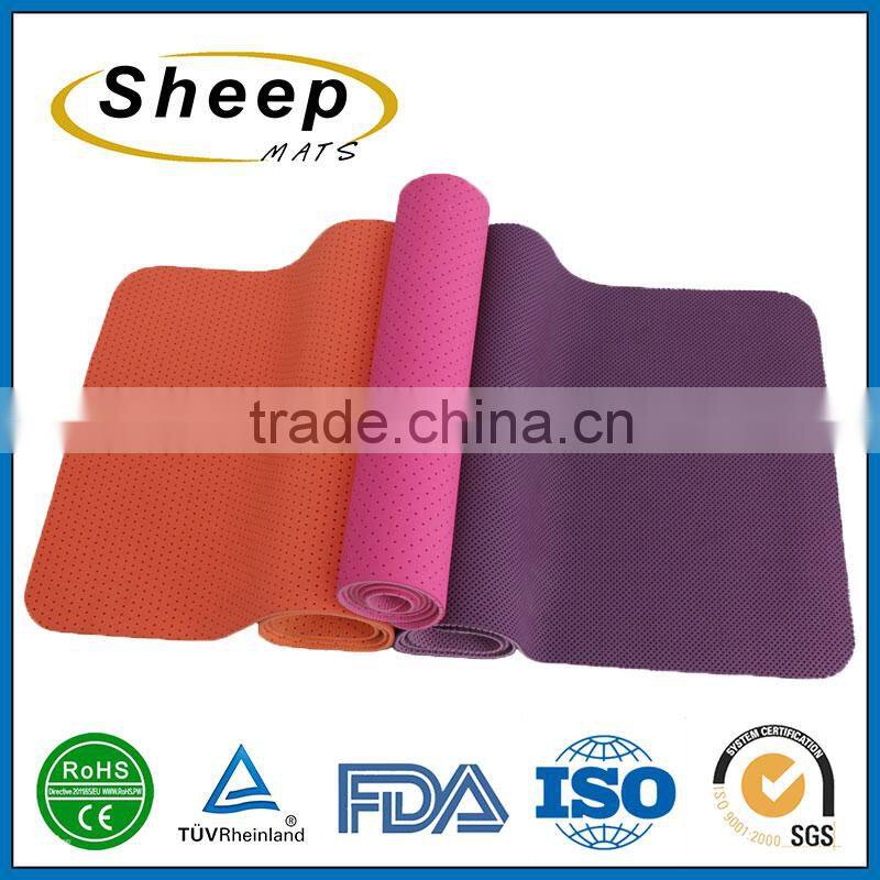 Wholesale custom design tpe yoga mat