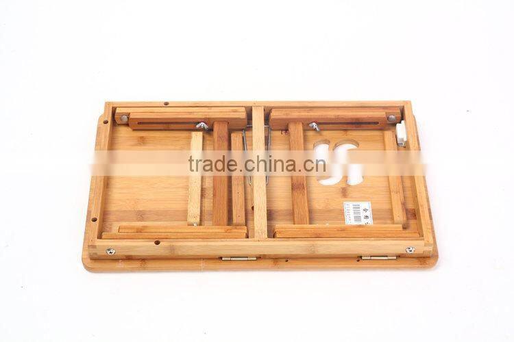 Bamboo bed table, notebook table, bed tray, camping table,sofa table,study table, study desk