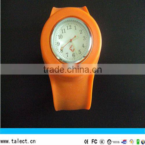 children silicone flower slap watch for kids