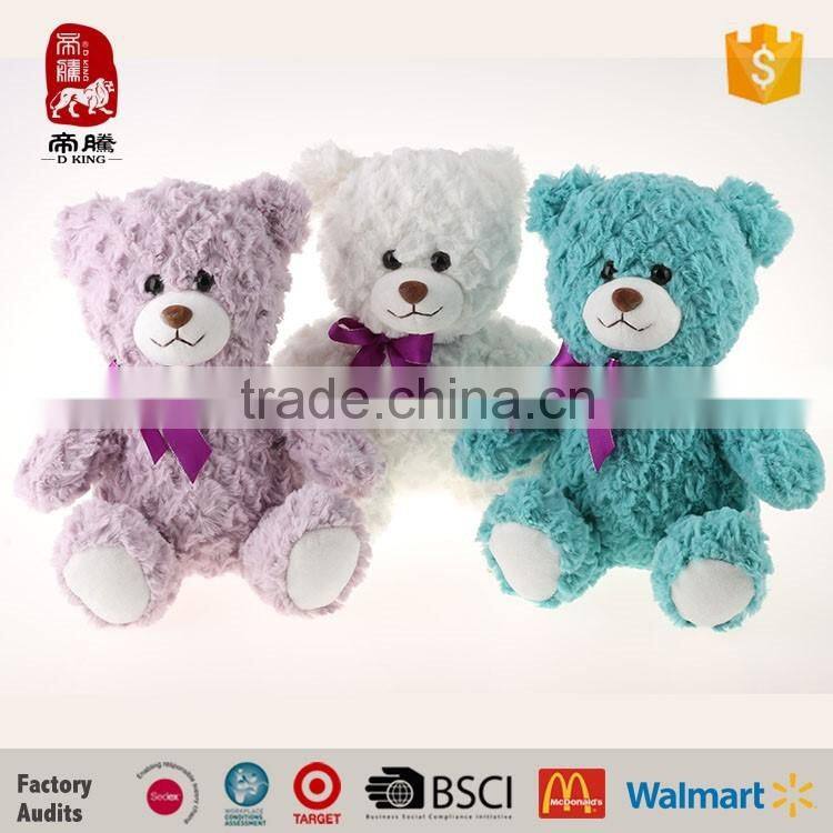 Supplier custom colorful plush toys teddy bear