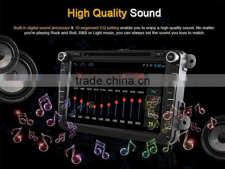 Ownice car Stereo for VW Volkswagen with mp3 player gps audio rds bluetooth multimedia car radio DAB