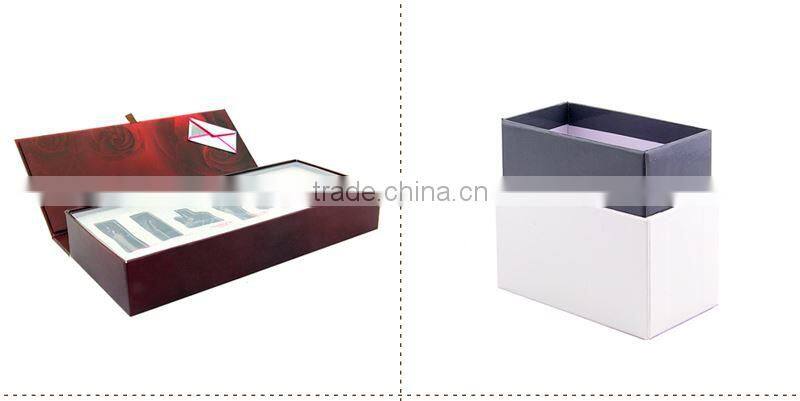 customized cosmetic box gift box with company name printed