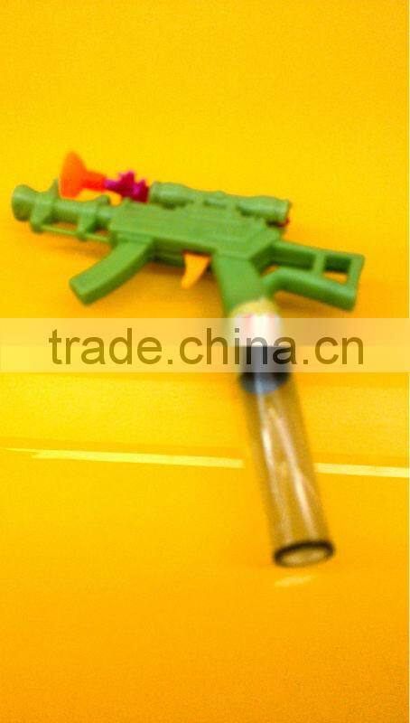 2015 New Product Whistle Gun Toy Candy
