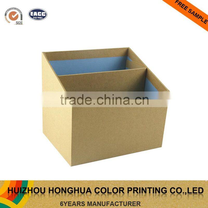 Handmade Kraft Paper Box Collapsible Cardboard Storage Box Gift Box