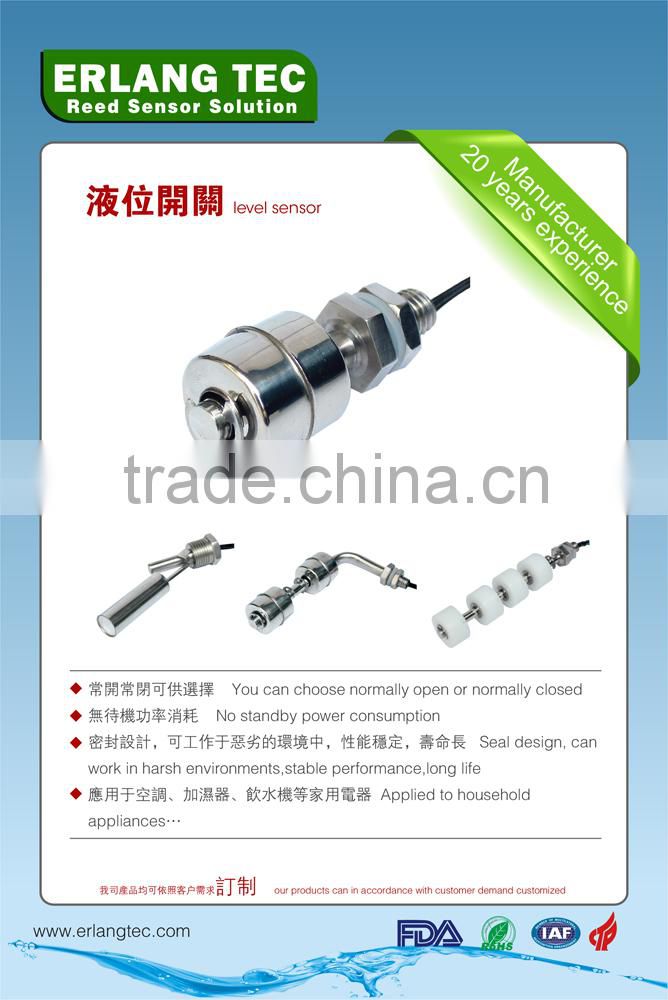 side mounted stainless 316 material Water Level Switch
