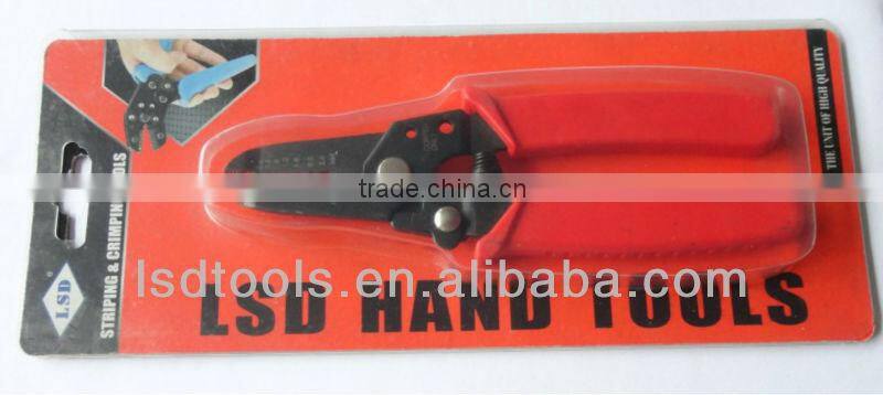 Wire cutting and stripping application,multi purpose hand tool pliers type wire stripper LS-5021