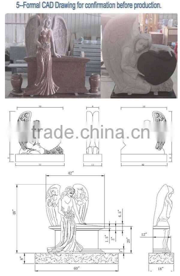 Door to Door Granite Angel Headstones