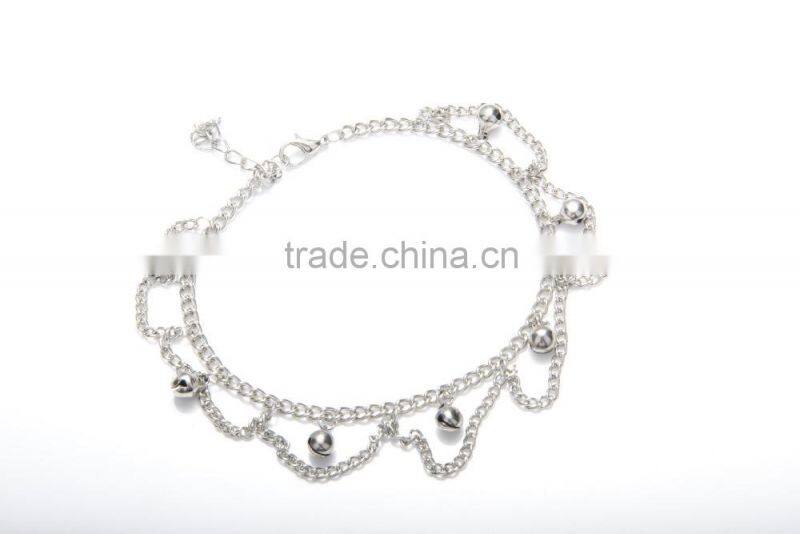 professional jewelry factory direct sale bell anklets for women