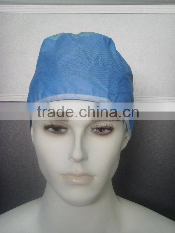 Disposable Nonwoven Doctors' Cap Green