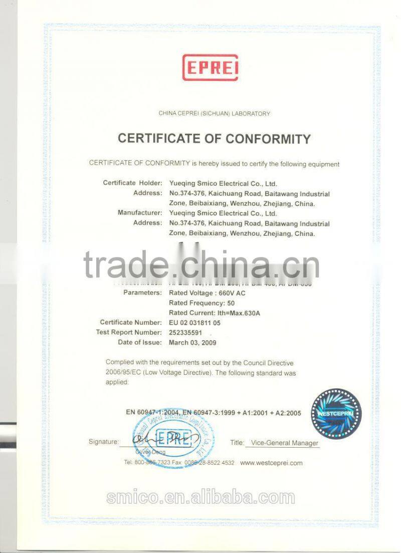 Pole mounted fuse switch 3x160A disconnector