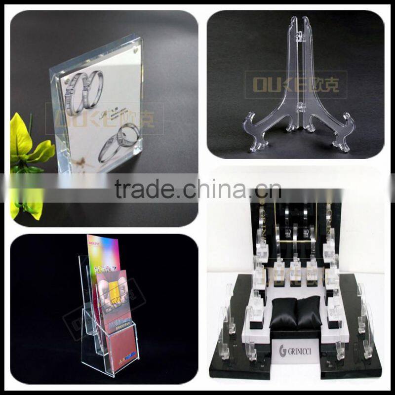 china supplier table top high glass acrylic serving tray