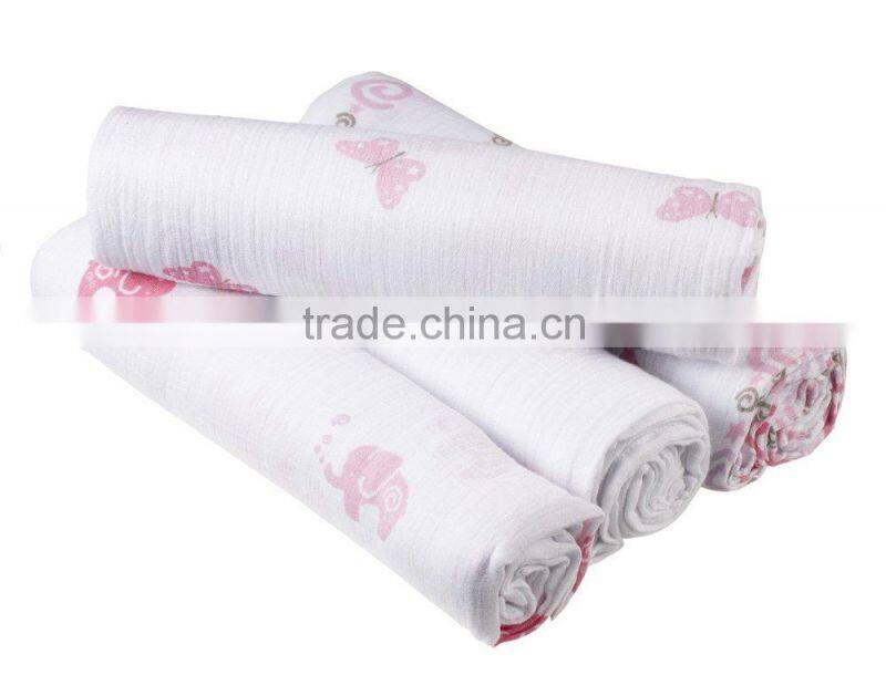 Baby Muslin Swaddle with size 47*47