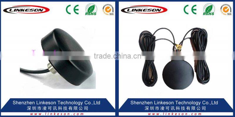 hot sale GPS 28 dbi SMA male connector with RG174 cable antenna