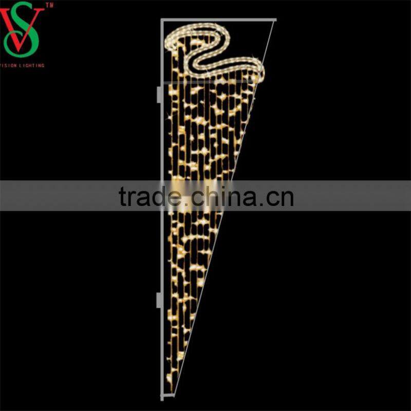 2D frame light led light angel for Christmas outdoor decorations