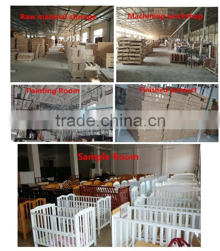 Wooden baby changing station