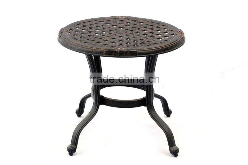 chinese restaurant round coffee table stainless steel furniture
