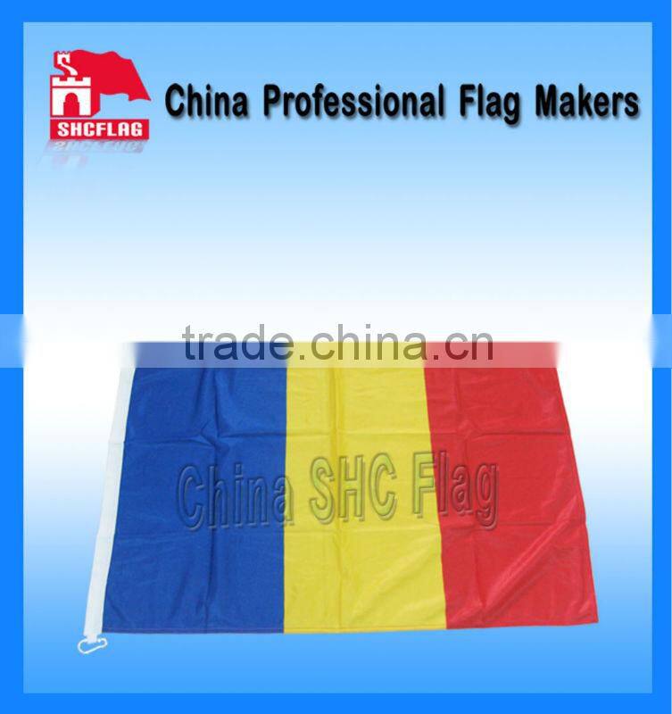 Romania National Polyester Printing Flag/Cheap Buy National Banner