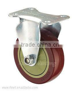 Medium Duty Carbon Bearing Plate Swivel Brake Caster Wheel
