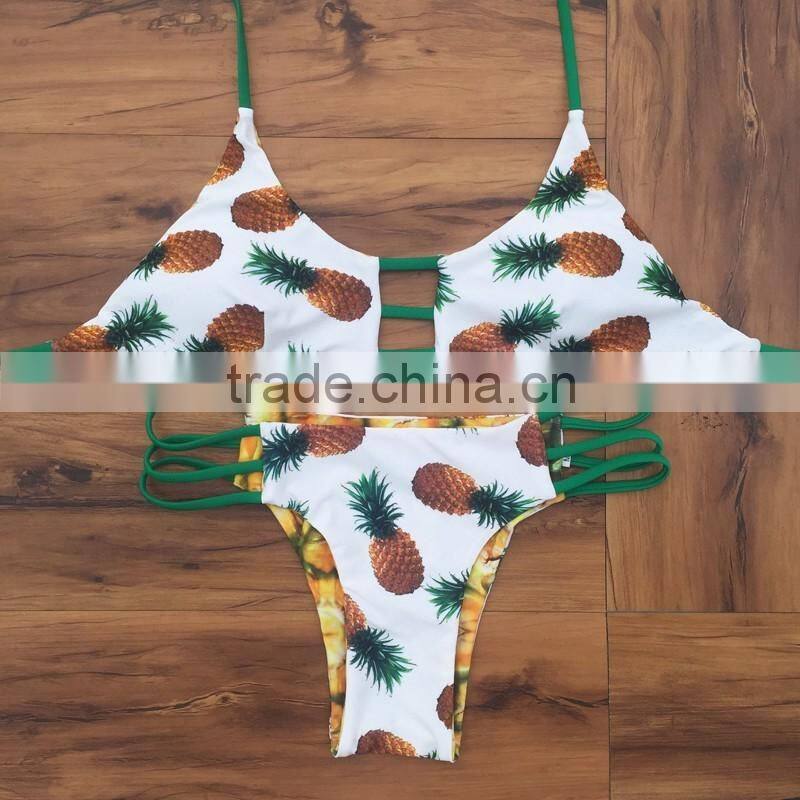 pure color conjoined sexy hot female bathing swimsuit