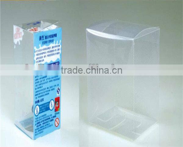 New high quality cosmetic PVC clear plastic box