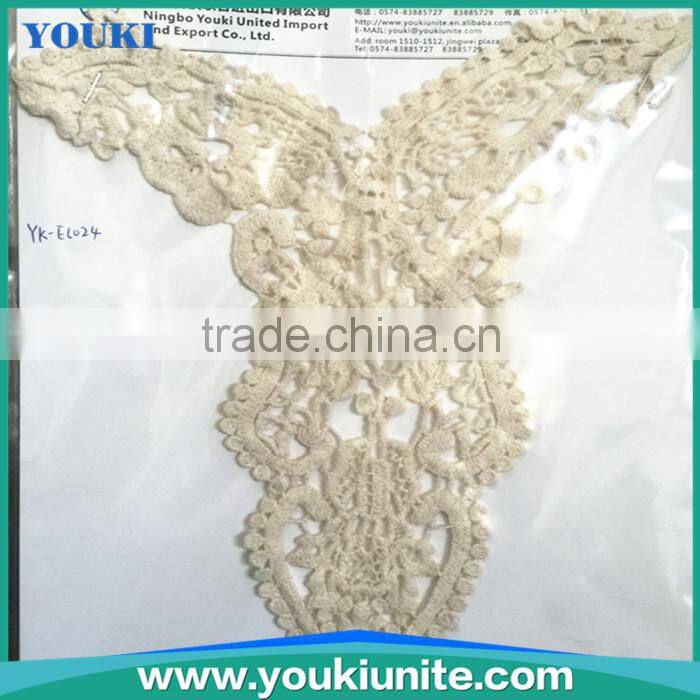 cotton material three sizes lace motif