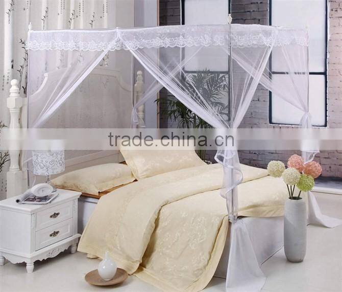 fashional high quality polyester king size double bed mosquito net