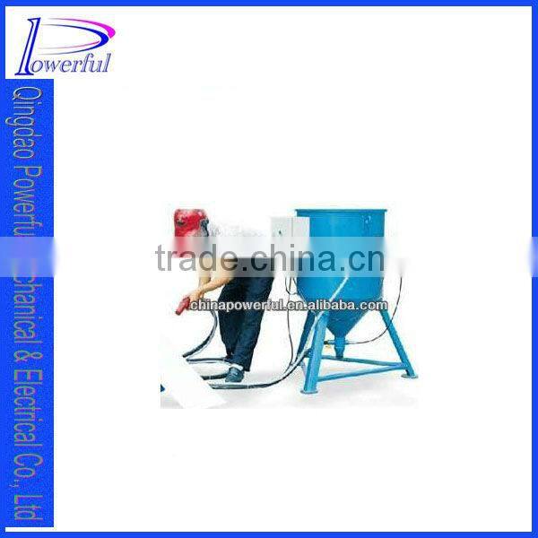 Portable sand-blasting machine/sand ejector for foundry