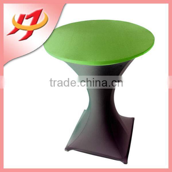 Hot Sale Cheap Custom Lycra Spandex Round high bar cocktail table cloth for wedding
