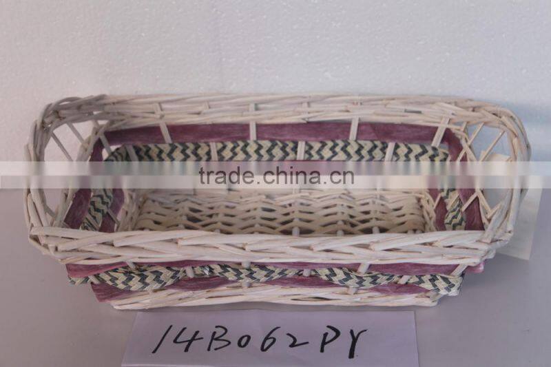 wicker trays
