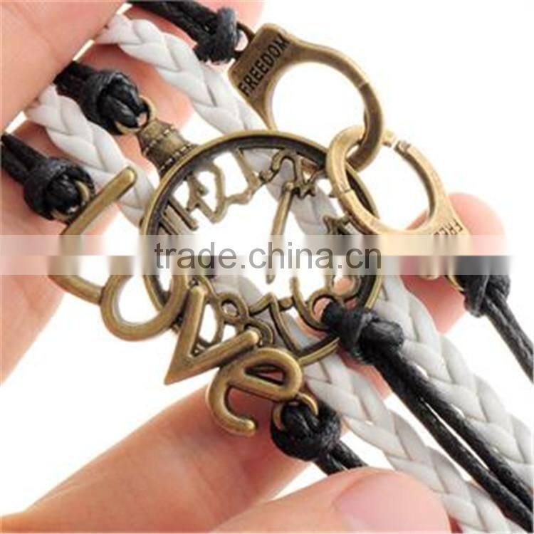 MYLOVE vintage clock bracelet leather love jewelry ML10000