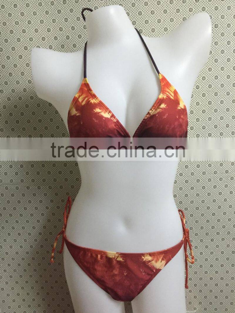 Women's Sexy Hot women Push Up Bathing suits Unlined Pad Bra Swimwear,Ladies' Beachwear