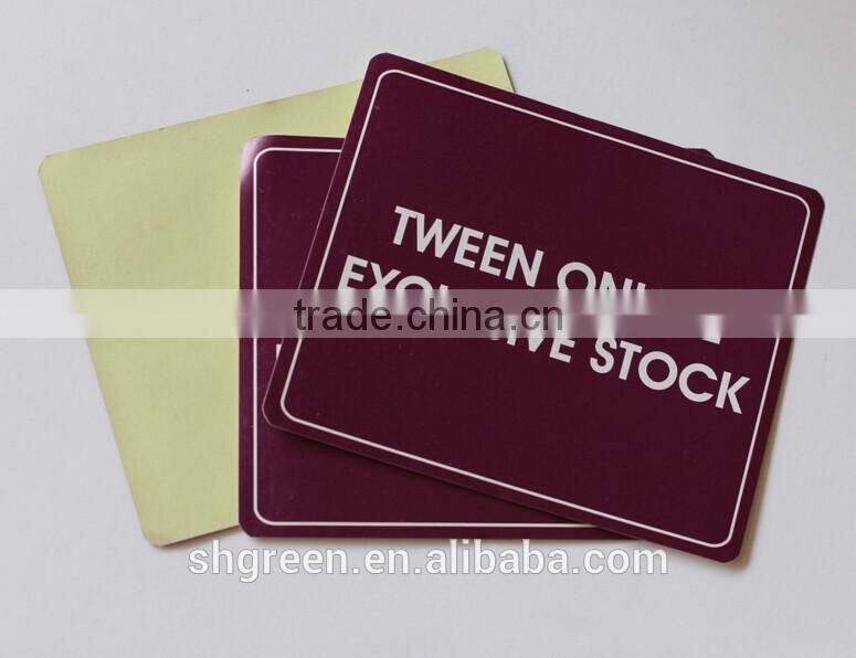 Safe paper sticker for cosmetics